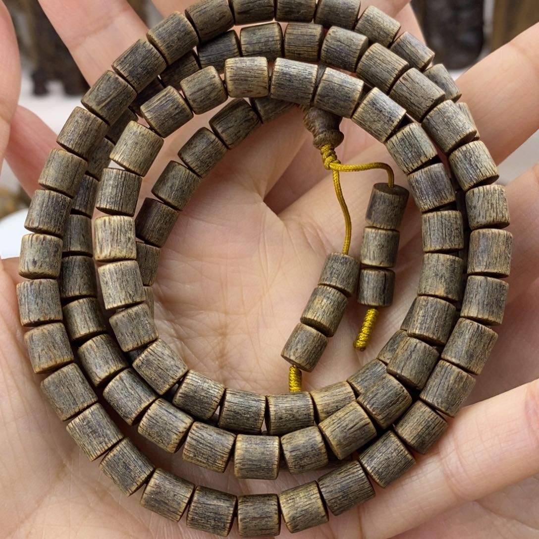 沉香手串越南富森红土