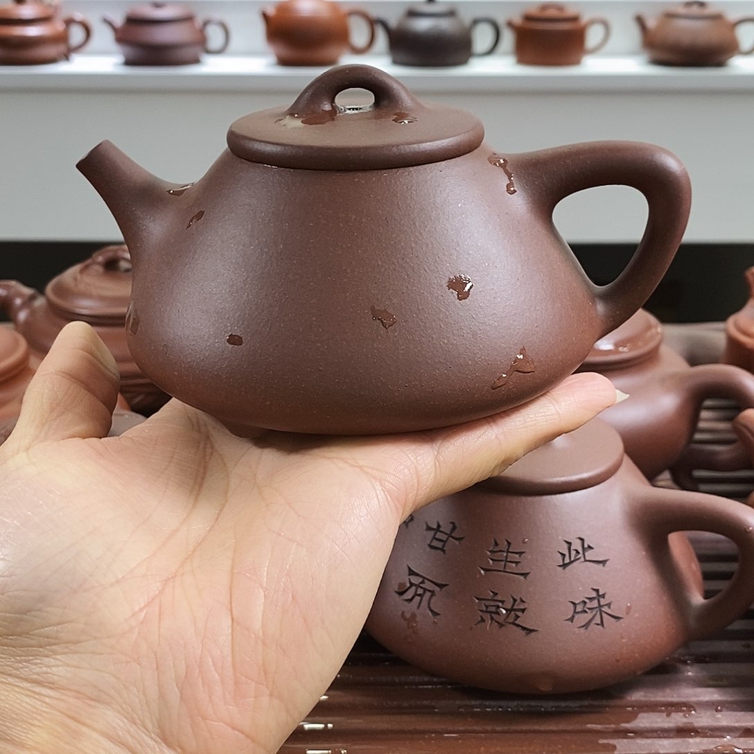 紫砂茶壶夜****斌原矿紫砂工艺