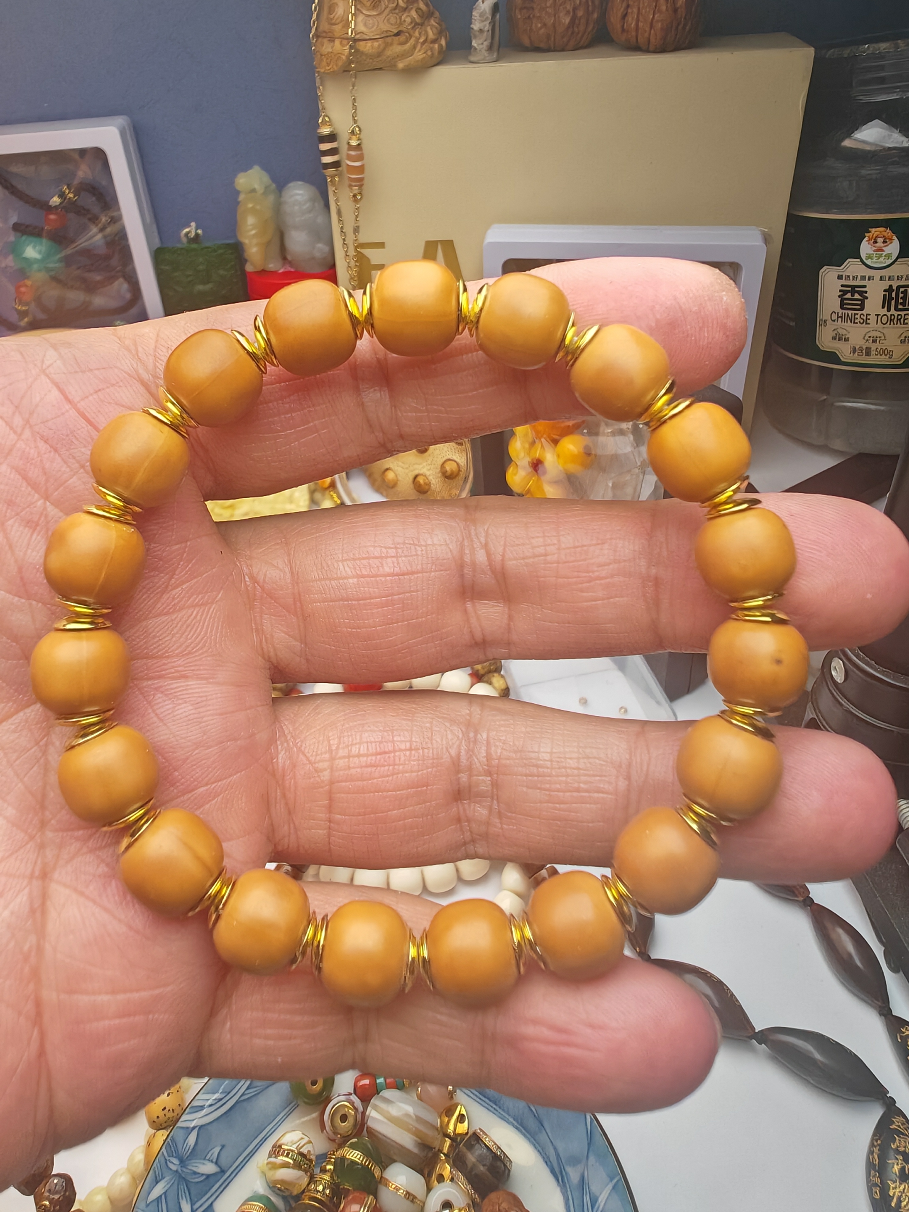 合金木质项链 运费专拍