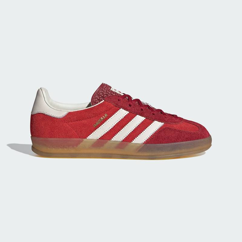 阿迪达斯GAZELLE INDOOR SHOES 经典运动板鞋德训鞋「T头鞋」IE1051