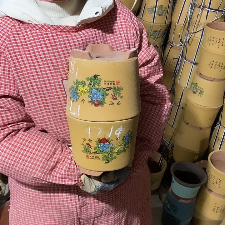 紫砂花盆紫砂花盆