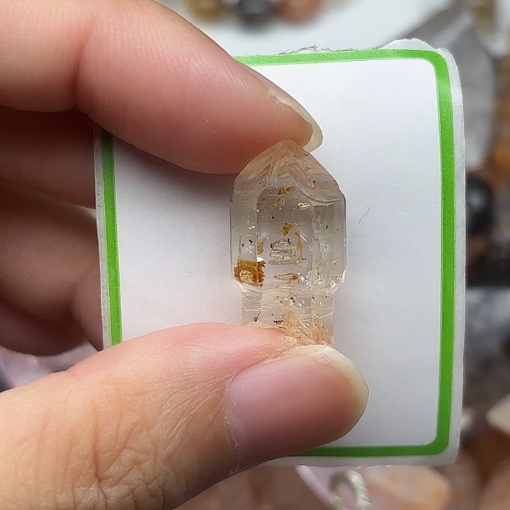 颈饰未镶嵌水晶巴基斯坦油胆闪灵钻23mm+