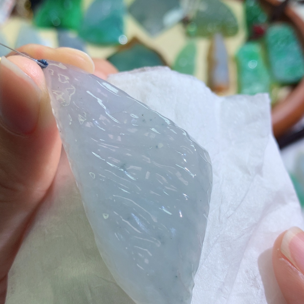 【闪购商品】翡翠吊坠(不含链)未镶嵌 4466