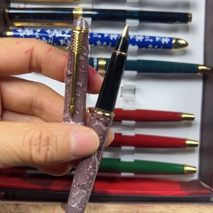 便携式紫色156全铜半明尖