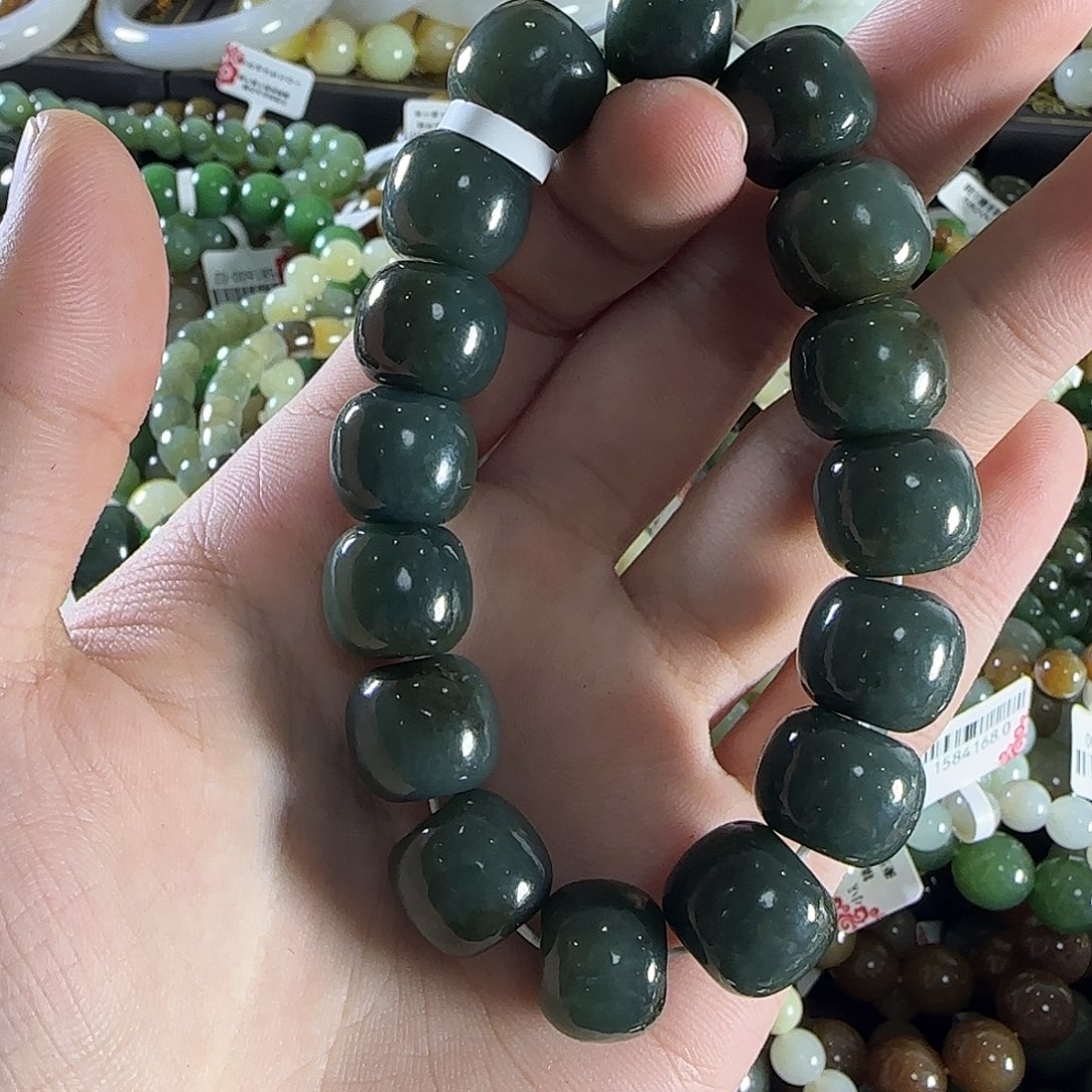 和田玉手链未镶嵌223