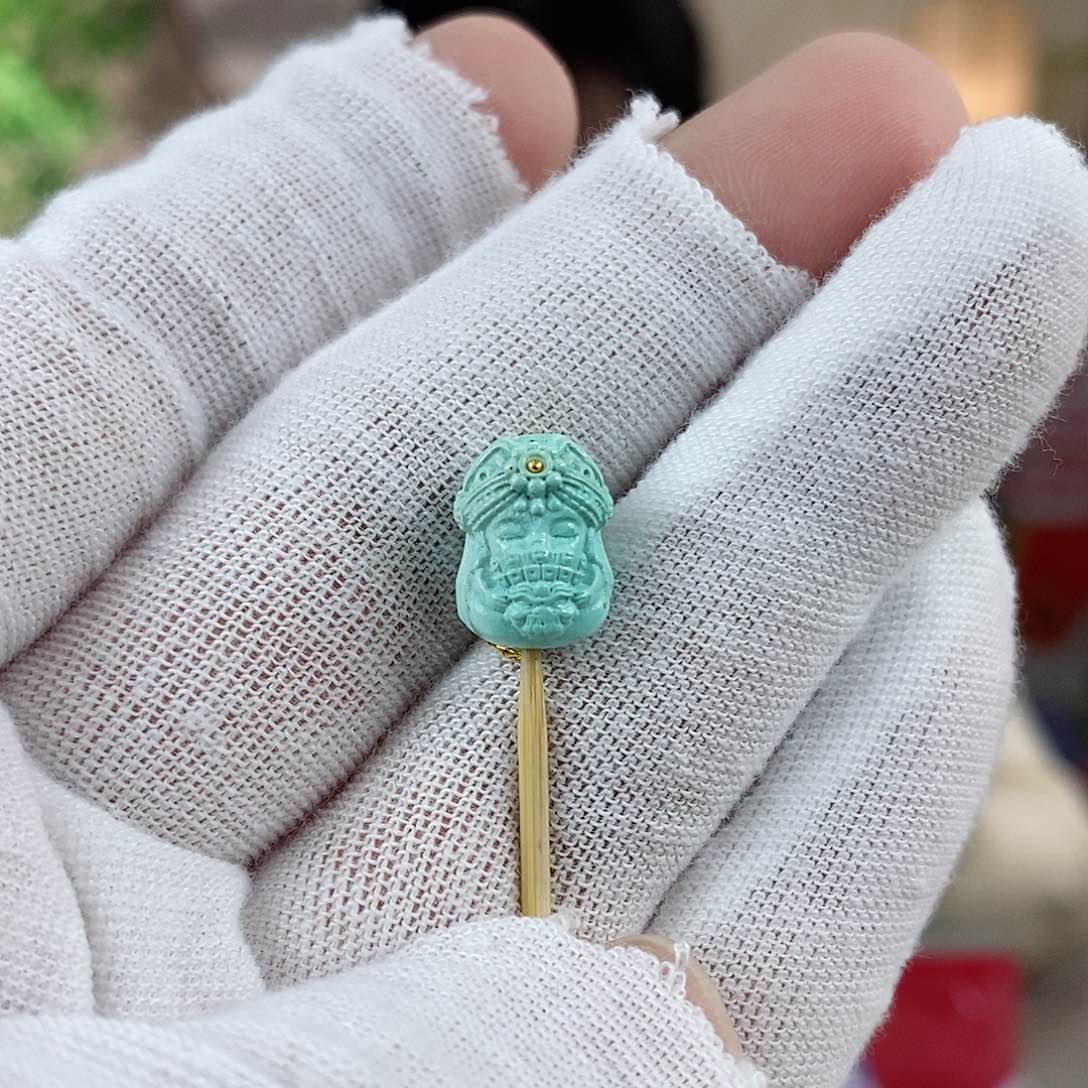 绿松石珠宝奇石未镶嵌