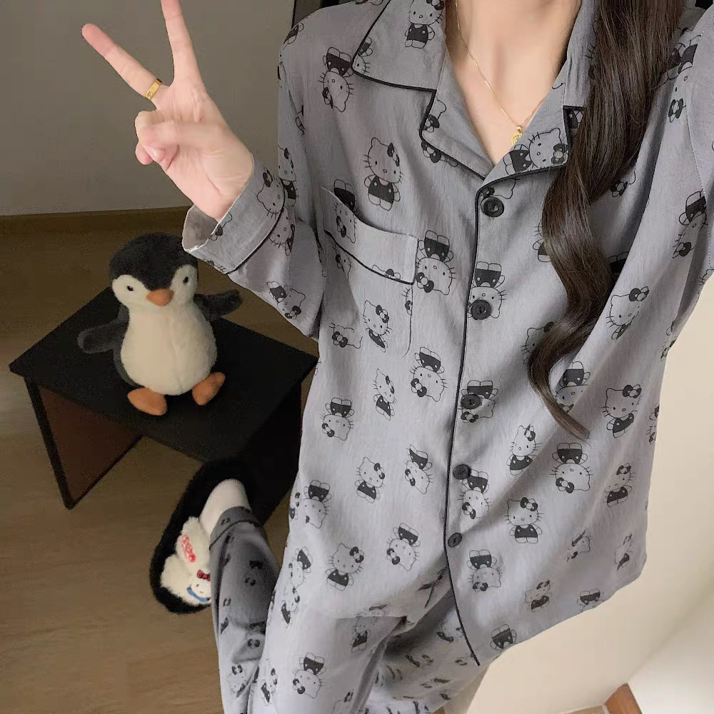 （买一送一）爆款云朵棉睡衣女春秋季甜美卡通宽松休闲长袖长裤套装