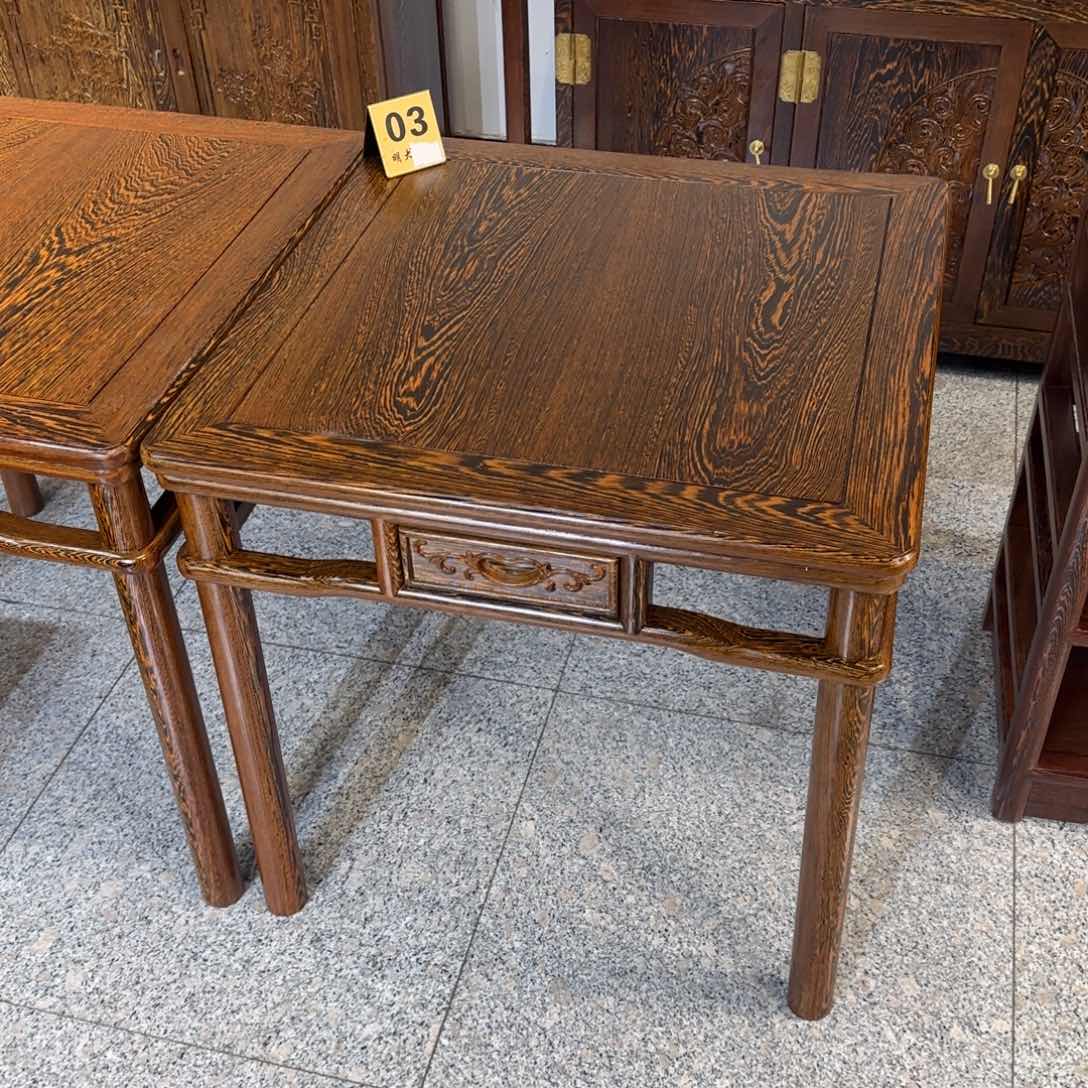 鸡翅木类成套家具用****368✖️68高68抽屉单桌