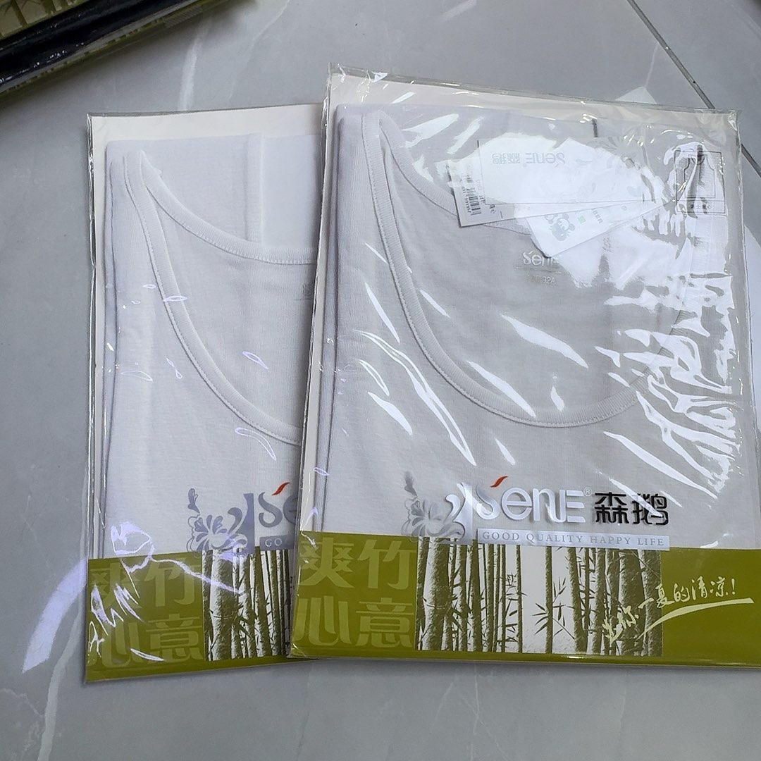 106b白色两件背心175