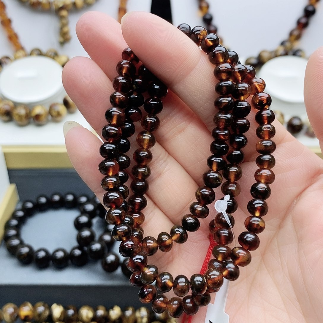 琥珀颈饰未镶嵌(****燕琥珀6