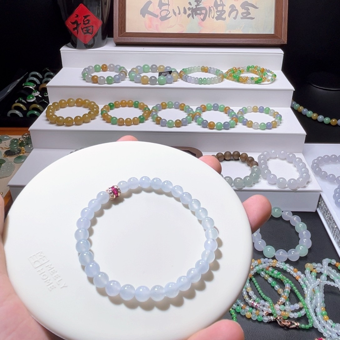 未镶嵌翡翠手链手串