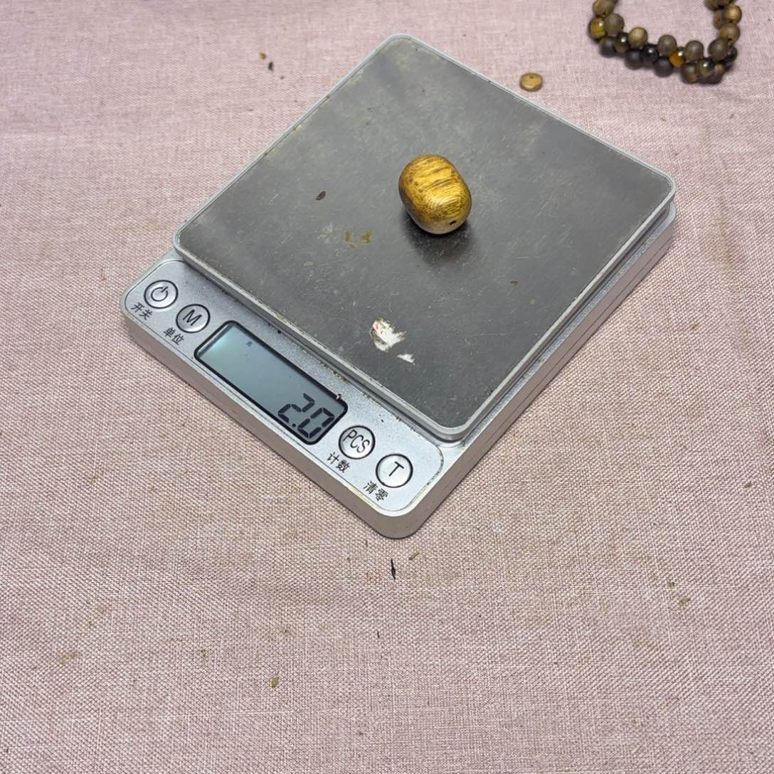 木奇楠原材料留疤珠2克卡1.7