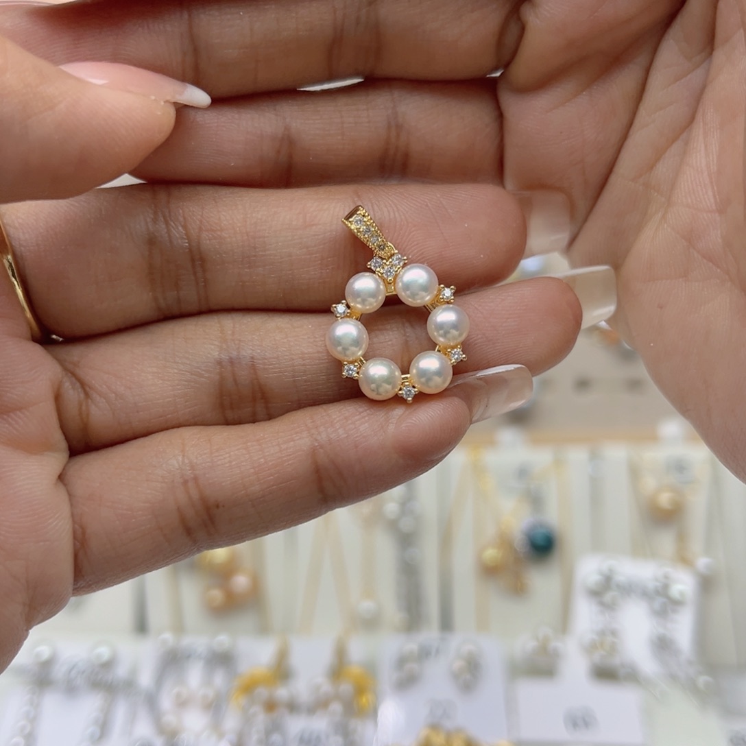 ****尊淡水珍珠戒指合金