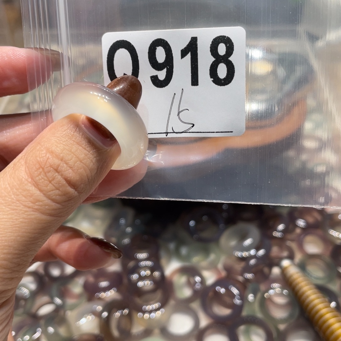 玛瑙/玉髓未镶嵌戒指918