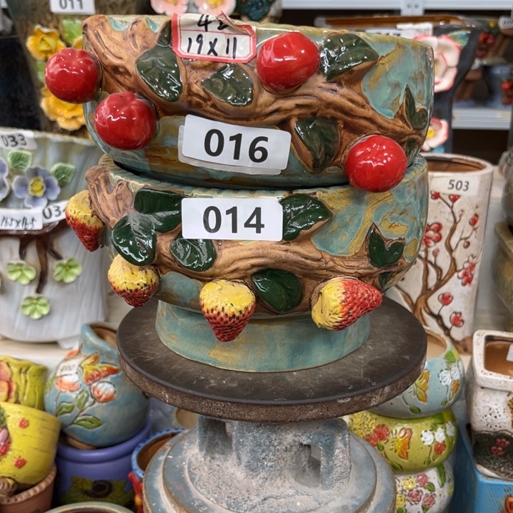 紫砂花盆粗陶材质多肉花盆