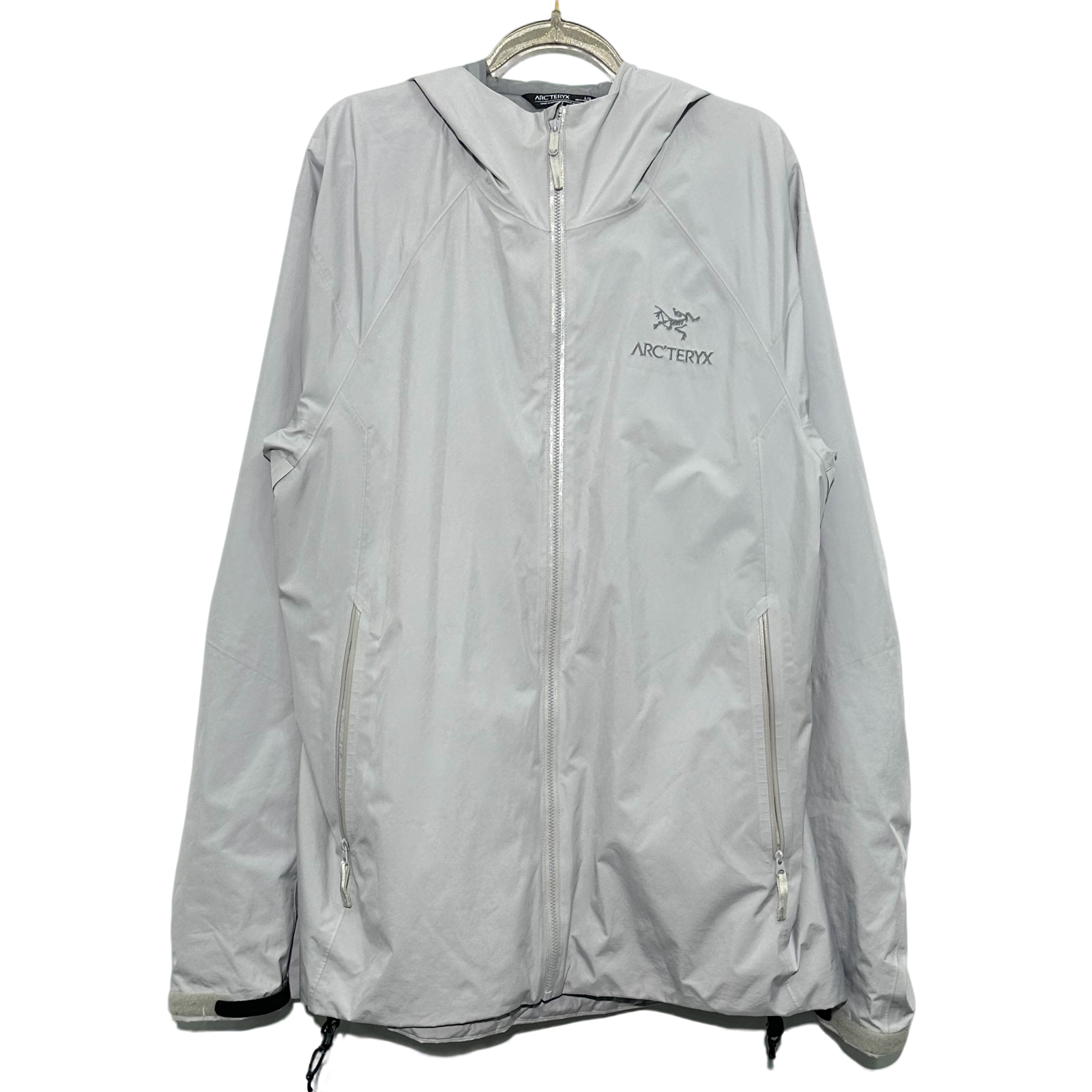 99新 ARC'TERYX/始祖鸟 L码 经典logo灰色夹克外套 0672