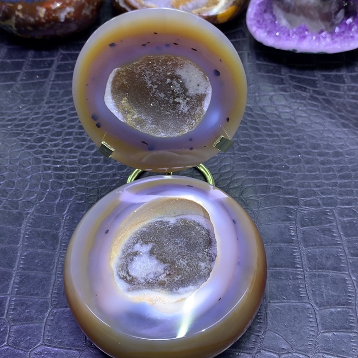 水晶全抛彩软盆未镶嵌