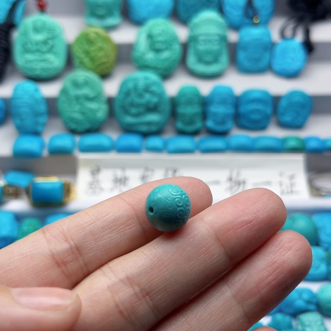 绿松石珠宝奇石未镶嵌