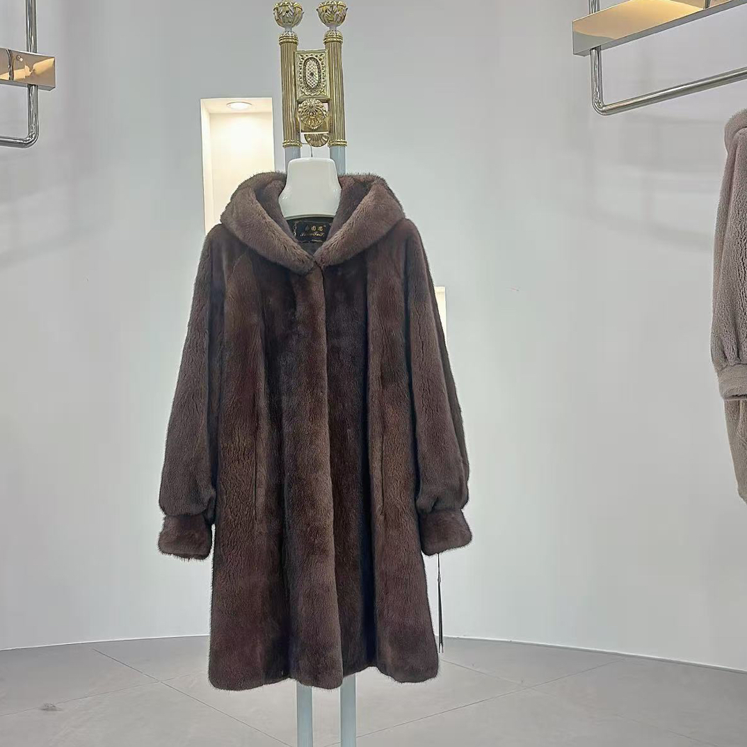 桑图思咖色A版帽（90cm）皮草