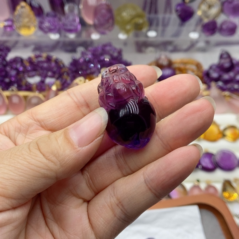 【闪购商品】水晶水晶吊坠未镶嵌玲**玺