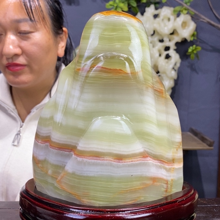 石材精品古青石摆件