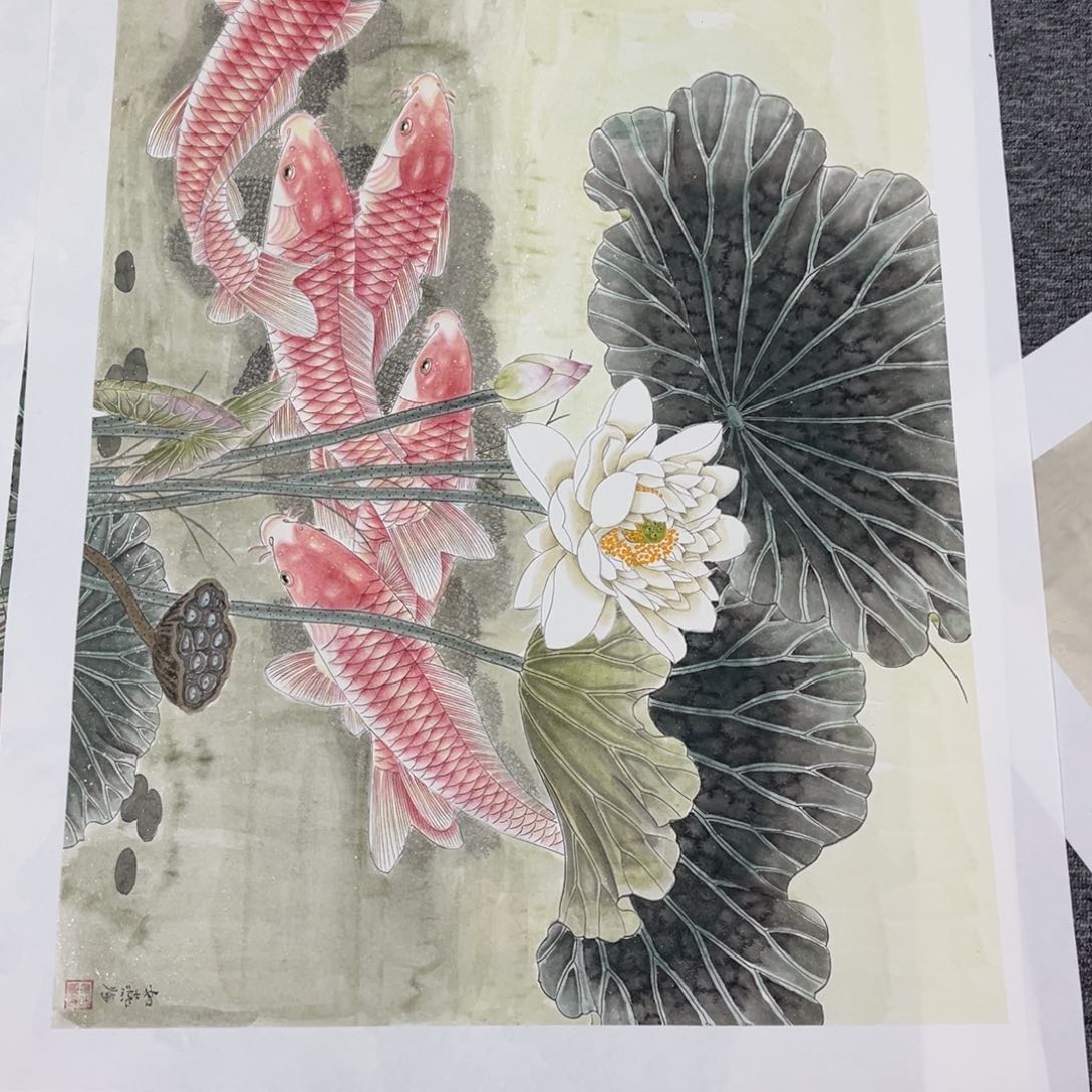 国画吃**福绘画艺术作品展