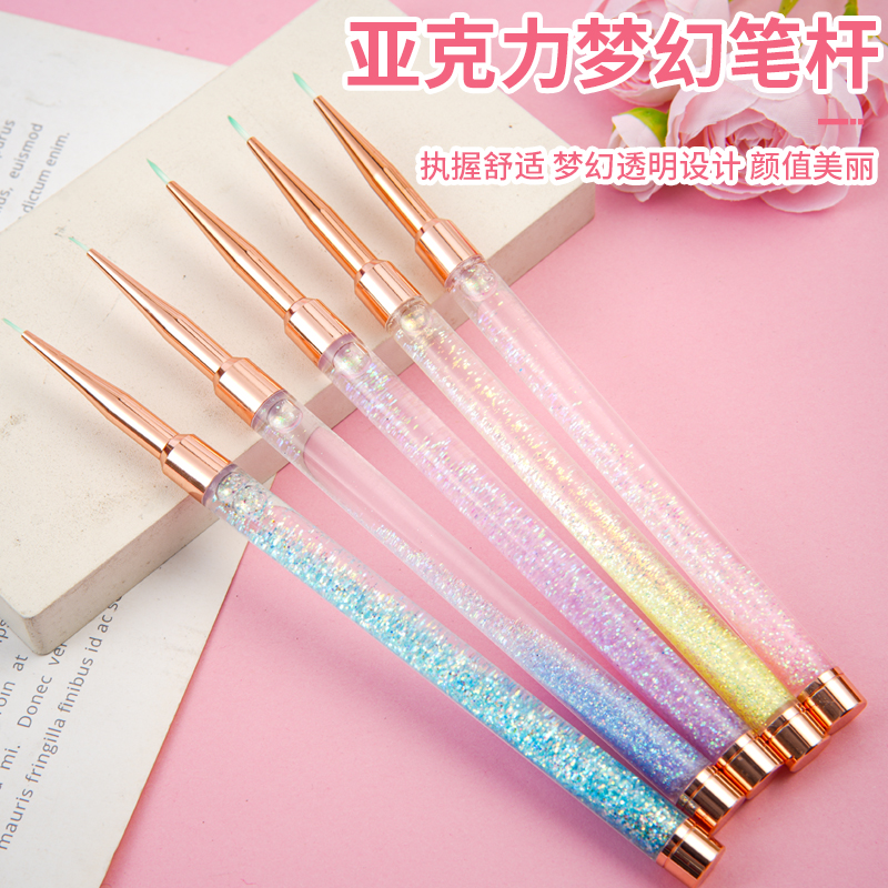 【流沙画笔直播】可替换数字油画勾线笔填色笔丙烯水彩美术生专用笔