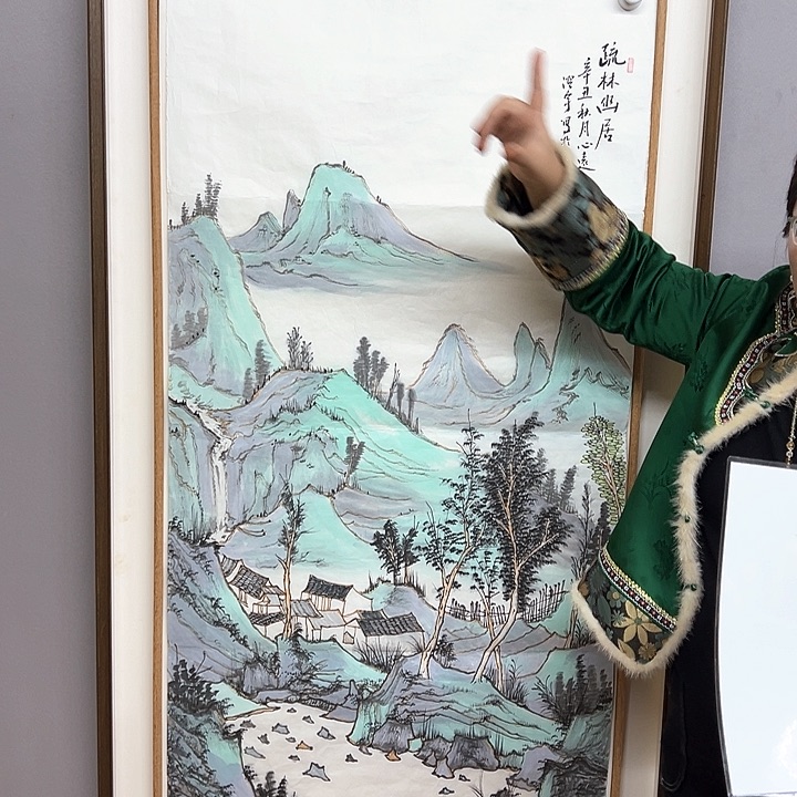 国画中美老师纯手绘作品