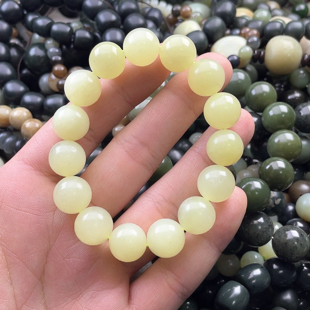 和田玉手串未镶嵌