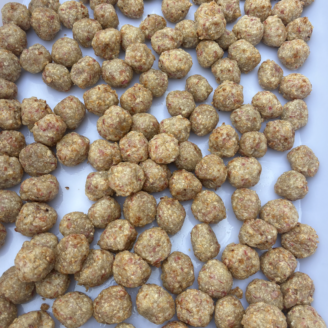 【京东包邮】苏北泗洪县峰山手工山芋粉丸子