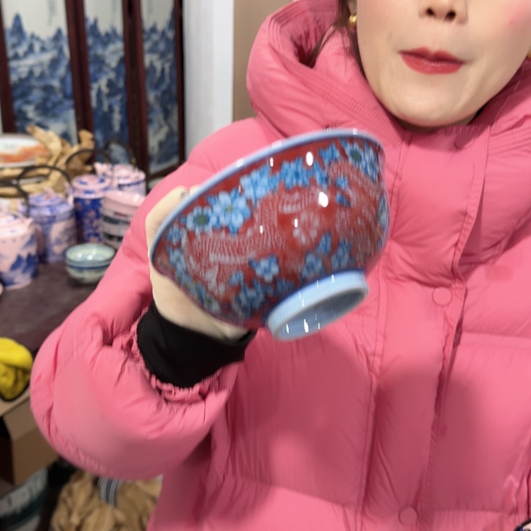 瓷摆件//////景德镇陶瓷瓷器。紫。