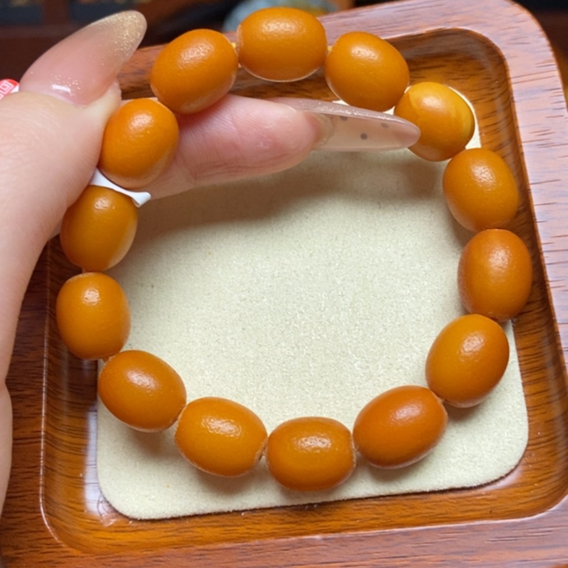 【闪购商品】蜜蜡手链未镶嵌手串