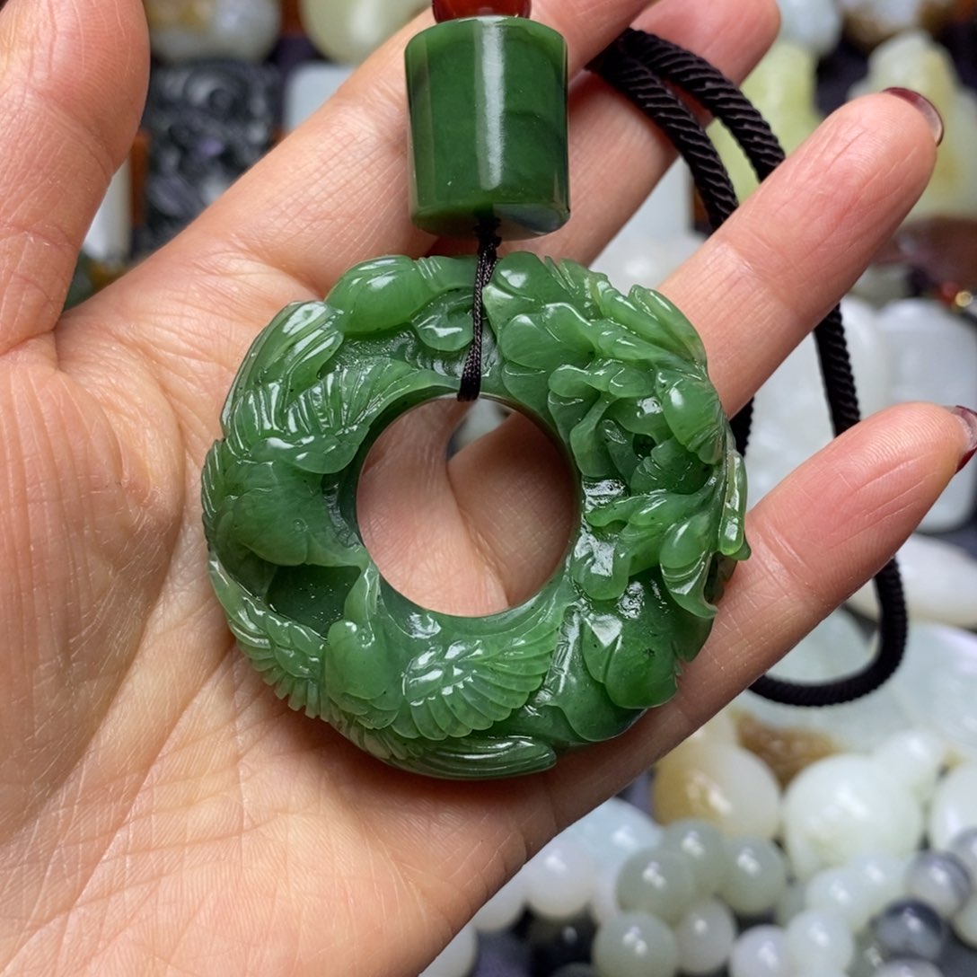 吊坠(不含链)未镶嵌和田玉（糖玉）