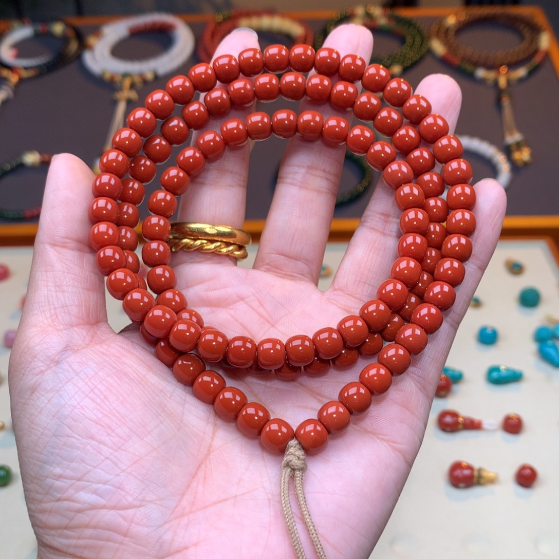 南红玛瑙未镶嵌颈饰