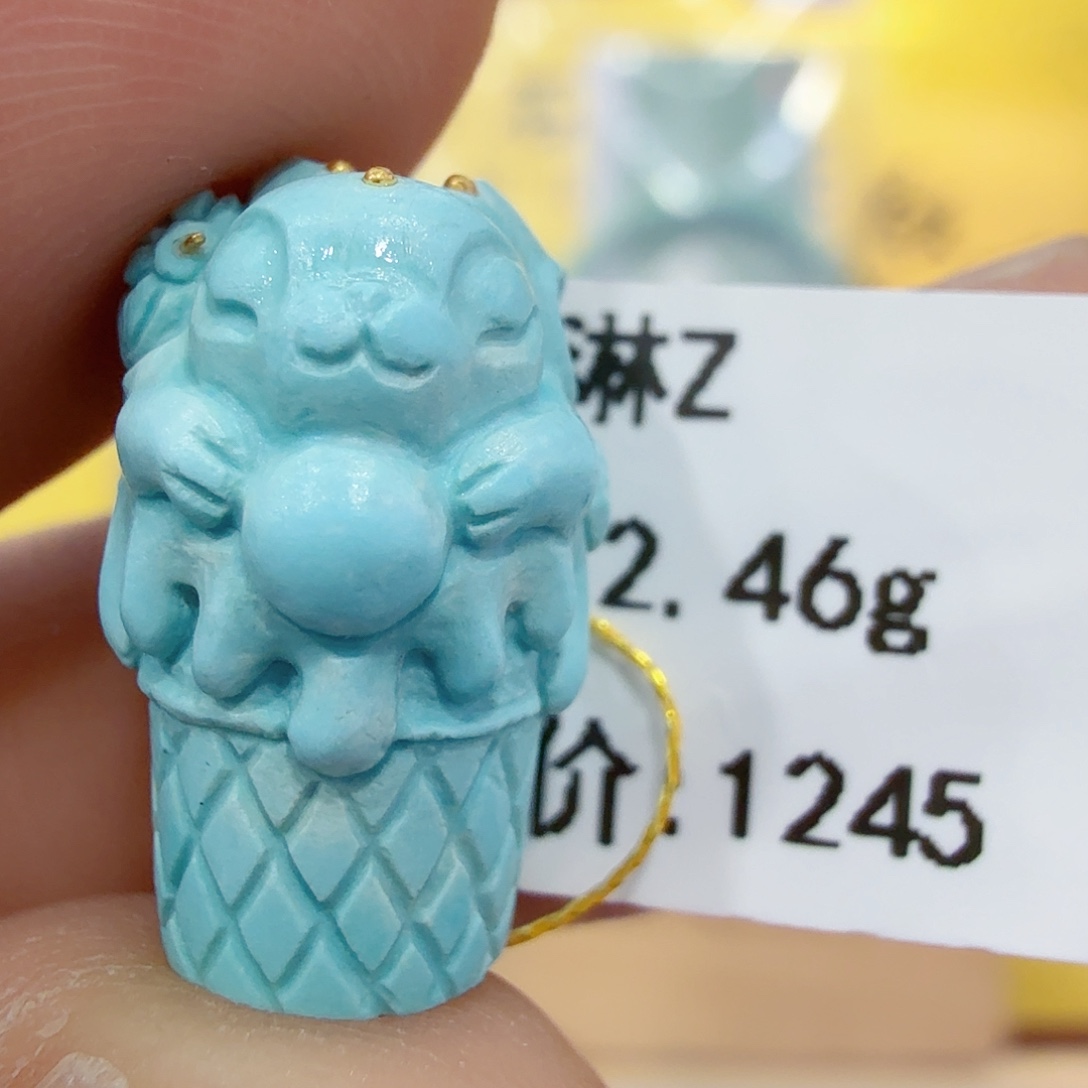 绿松石未镶嵌配饰