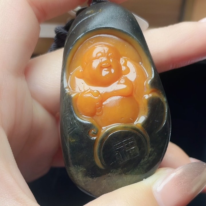 和田玉玉石挂件T1224拍一发一