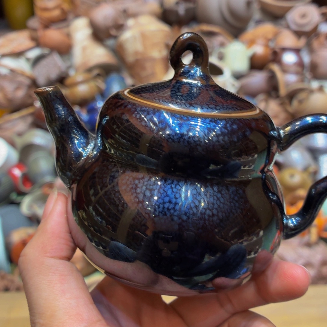 柴烧老岩泥高温茶器皿