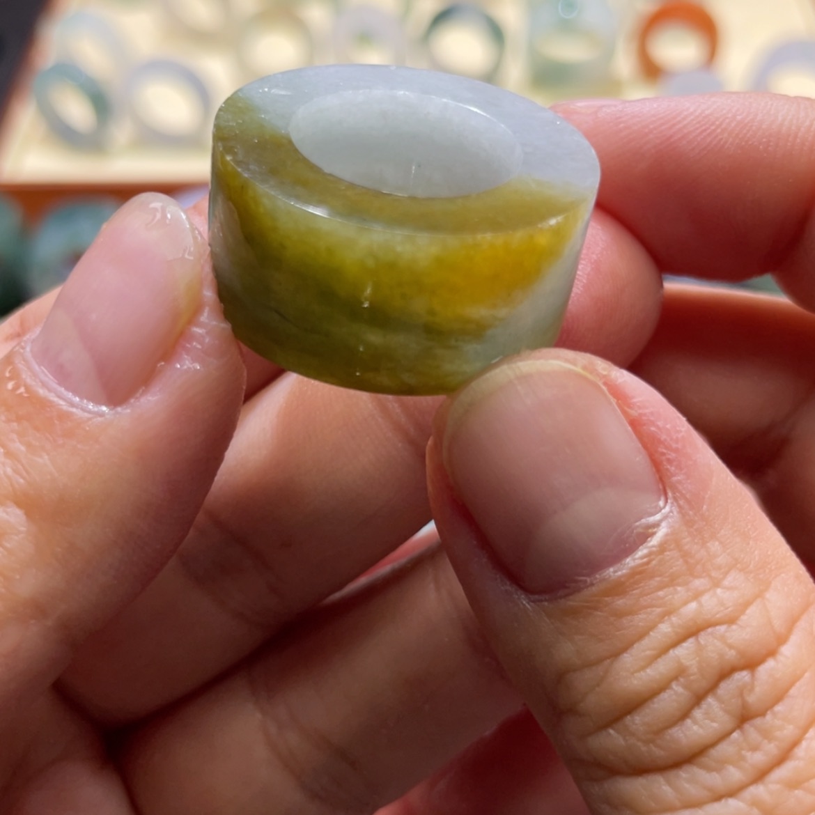 【闪购商品】定制翡翠未镶嵌天然翡翠14-24圈