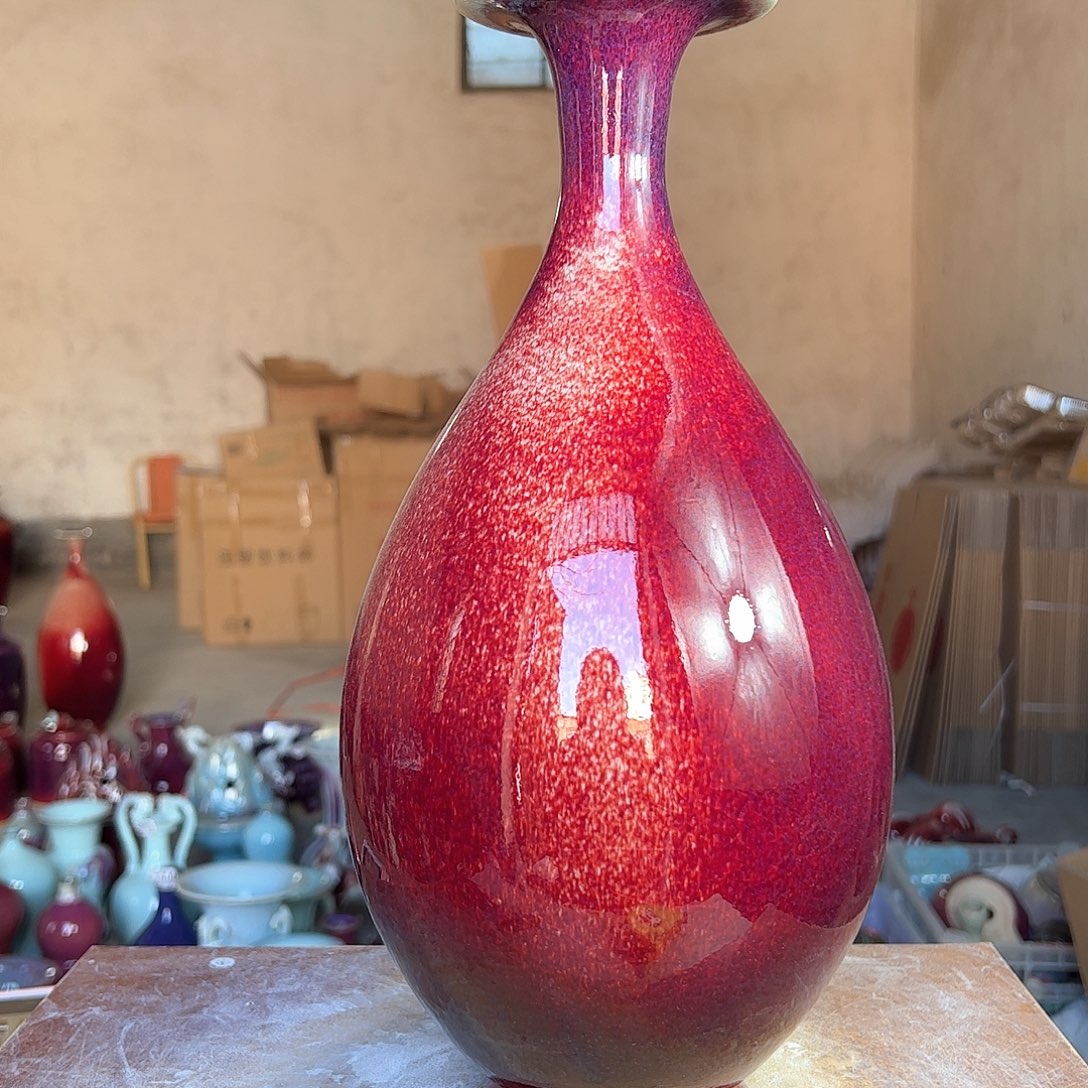 摆件郑家钧窑摆件微