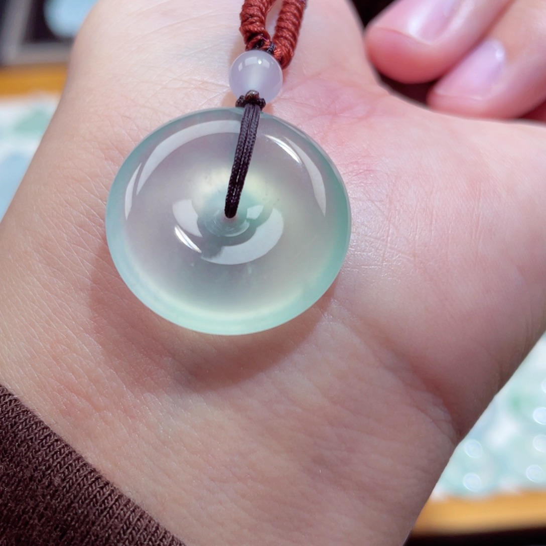 颈饰未镶嵌翡翠扣子