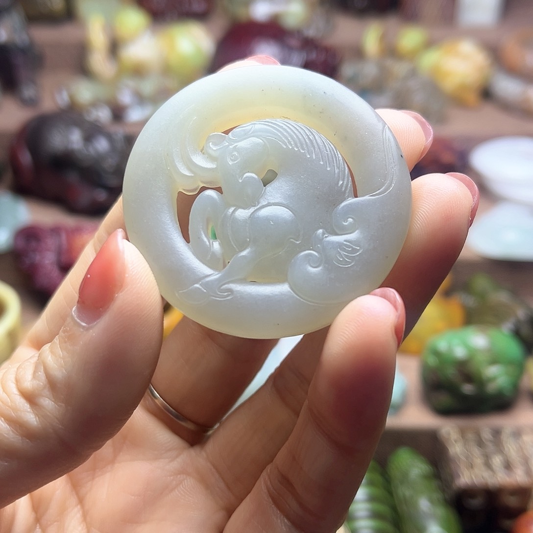 白玉菩提吊坠48。。