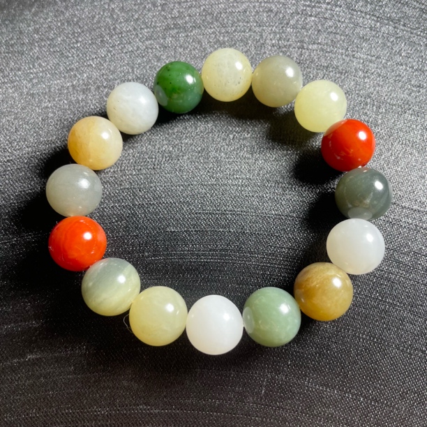 和田玉多宝12mm手串多样性发货