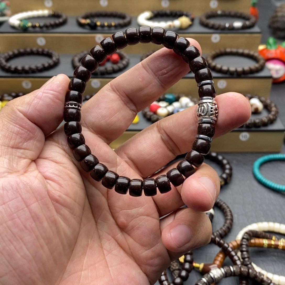 椰蒂手串原生态直切8❌6搭配款