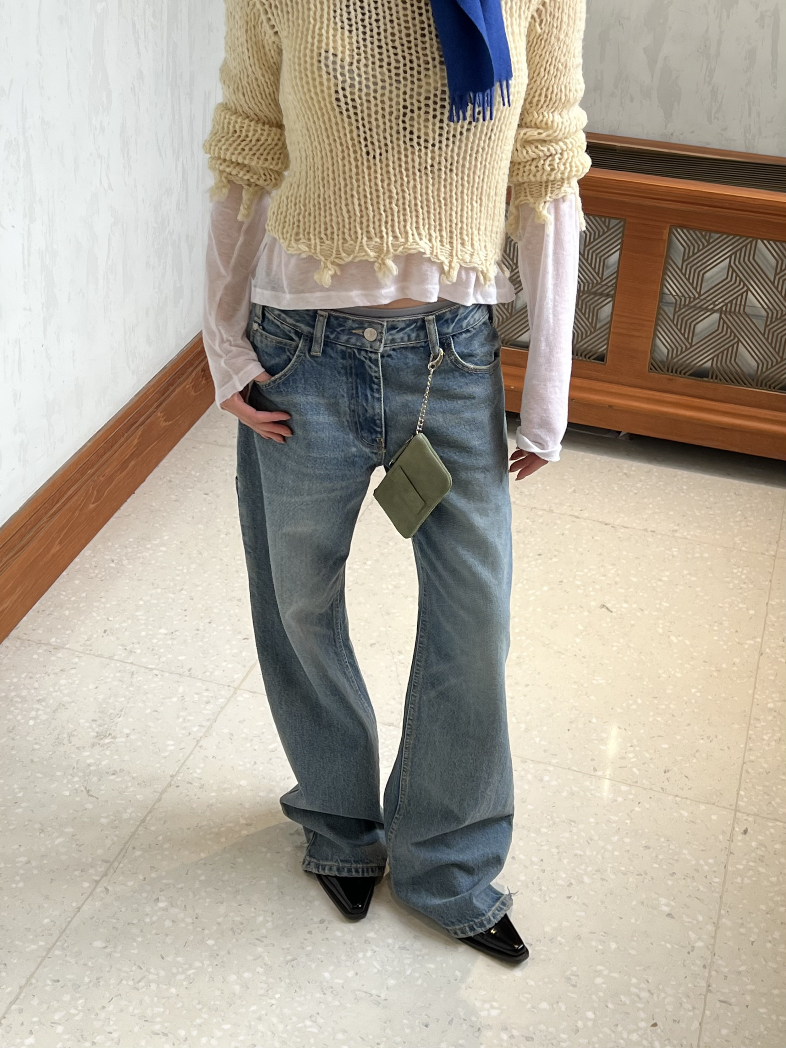 SANSTORE OPEN YY 直筒牛仔裤 25秋冬