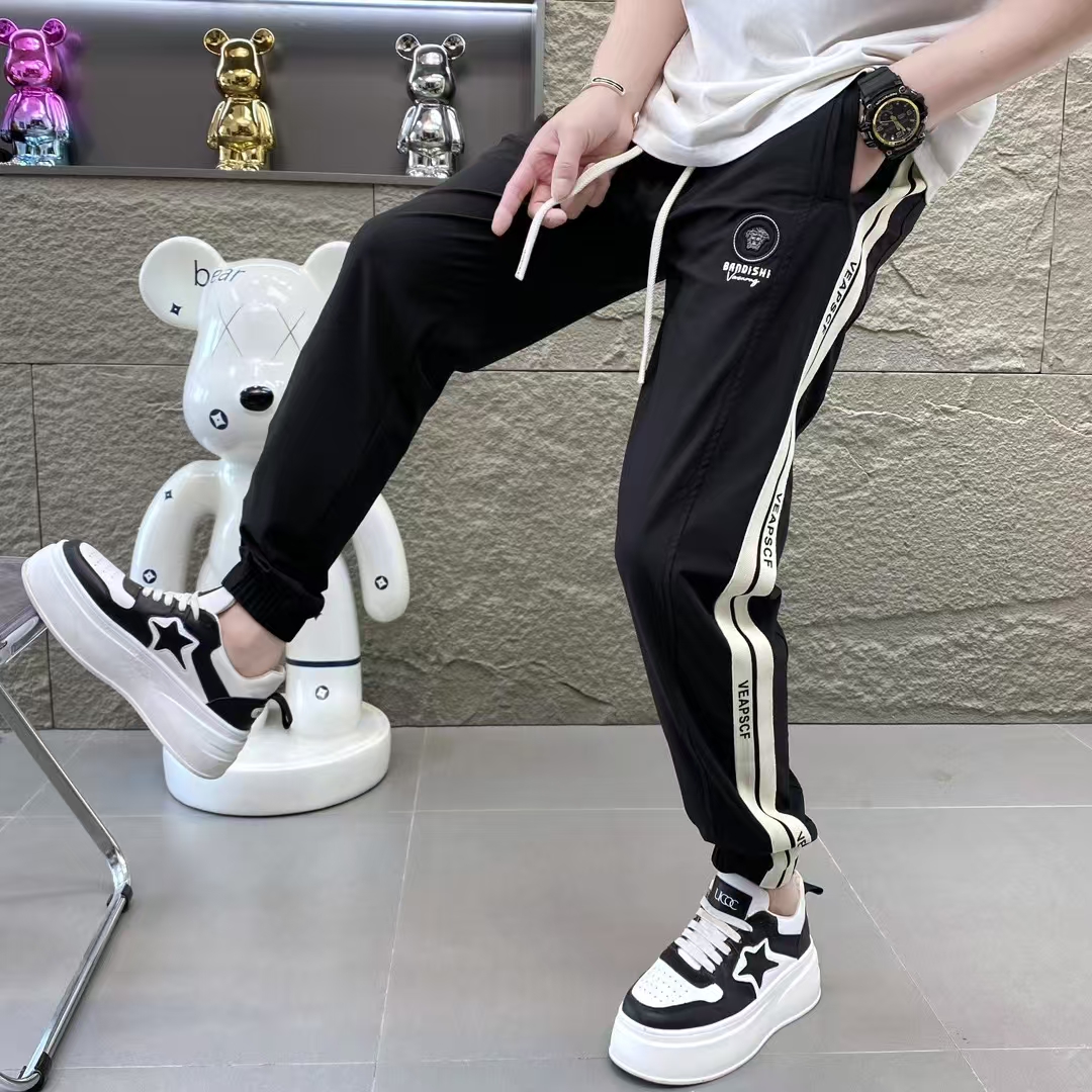 441 薄款夏季潮休闲裤宽松垂感运动裤百搭男士秋季辣妹风A682