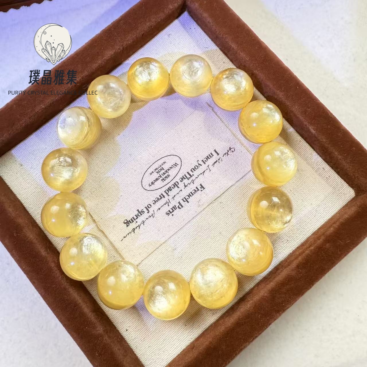 天然辰砂【璞晶雅集】金龙云母手串