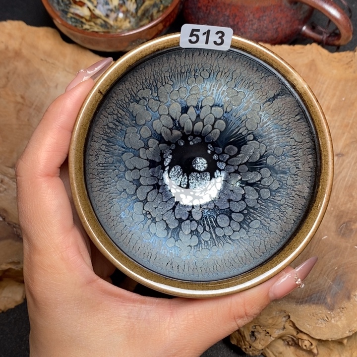 茶盏建窑建盏主人杯513微瑕