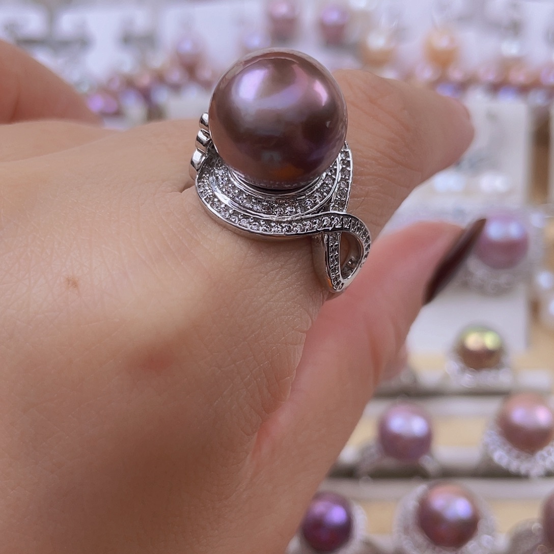 未镶嵌戒指淡水珍珠14