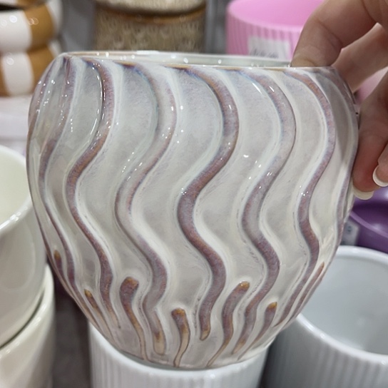 多肉绿植陶瓷花盆9.9包邮，有孔