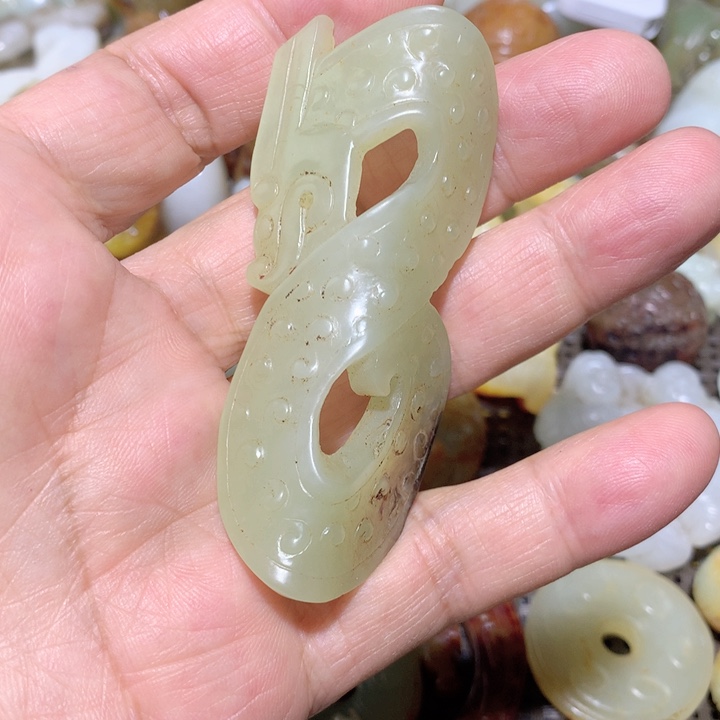 和田玉（白玉）颈饰未镶嵌